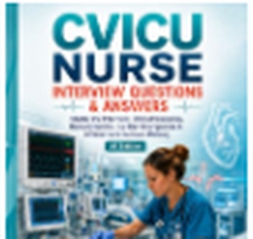 CVICU Nurse Interview Questions & Answers book cover