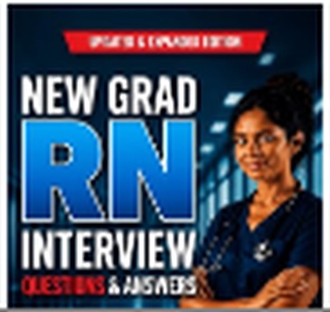 New Grad RN Interview Questions & Answers book cover