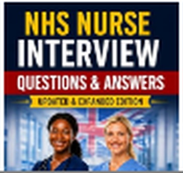 NHS Nurse Interview Questions & Answers – Band 5 & Band 6 – UK Edition book cover