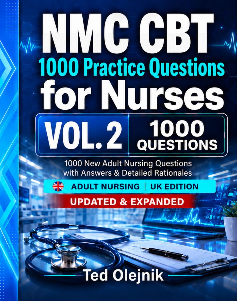 NMC CBT 1000 Practice Questions for Nurses – Volume 2 book cover