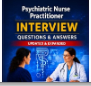 Psychiatric Nurse Practitioner Interview Questions & Answers Mastery book cover