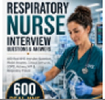 Respiratory Nurse Interview Questions & Answers book cover